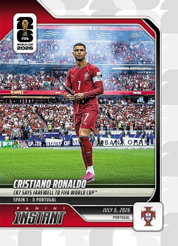 Karta Panini Instant Cristiano Ronaldo #214
