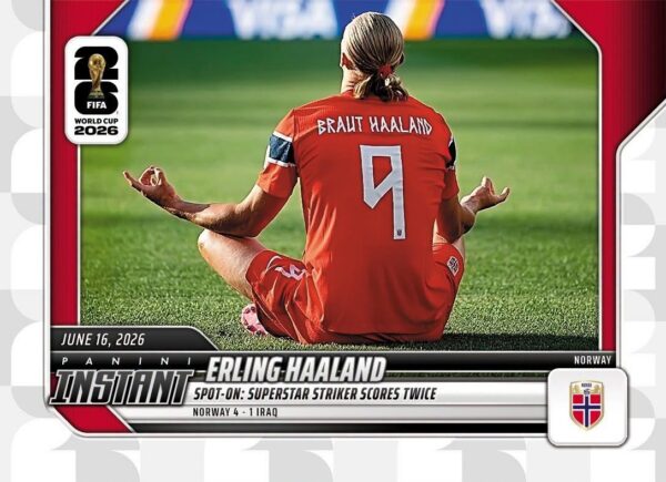 Karta Panini Instant Erling Haaland #42