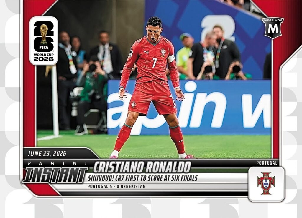 Karta Panini Instant Cristiano Ronaldo #99