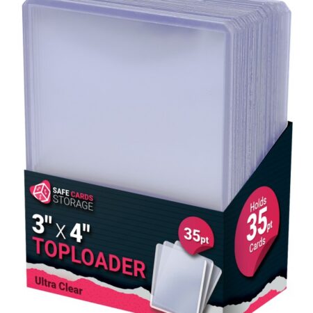 Toploader Regular 35PT 3"x4" Ultra Clear 25szt. SCS