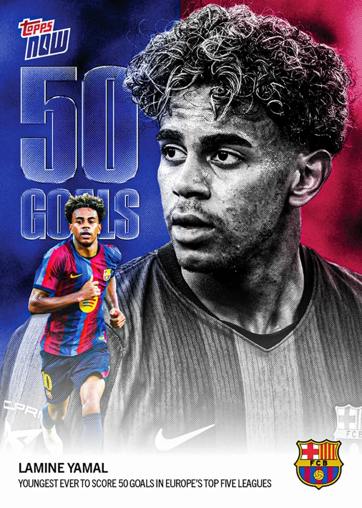 Karta Topps Now Lamine Yamal - 2026 FC Barcelona - Card 2
