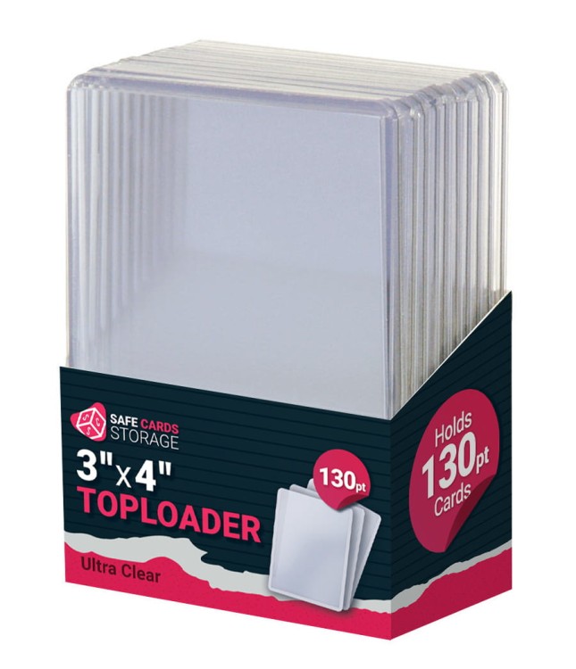 Toploader 130PT 3"x4" Ultra Clear 10 szt. SCS